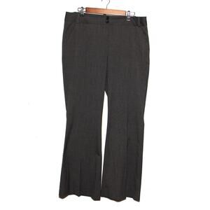 slim fit dress slacks Work-To-Wine Twill Wide Leg Flare Pants